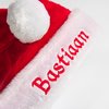 premium christmas hat detail with name
