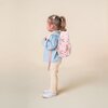 children's backpack mini pink detail with name