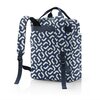 everyday backpack M signature navy detail with name