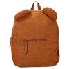 children's backpack pret buddies for life brown detail with name