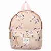 children's backpack stories brown detail with name