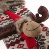 christmas stocking reindeer detail with 
