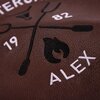 BBQ leather apron - masterchef detail with text