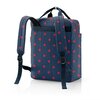 everyday backpack M mixed dots red detail with name