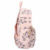 children's backpack beasties pink detail with name