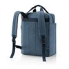 everyday backpack M twist blue detail with name