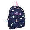 children's backpack fun playful rabbit with name