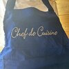pre-embroidered kitchen apron quote chef