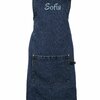 keukenschort jeans Denim met naam