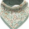 bandana bib bloom with name