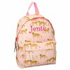 children's backpack pret imagination pink with name
