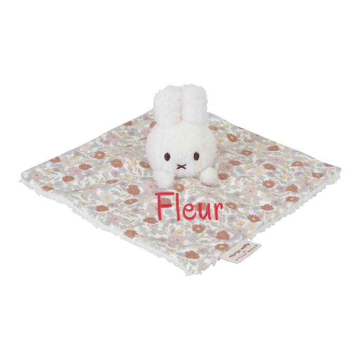 miffy cuddle cloth small flowers