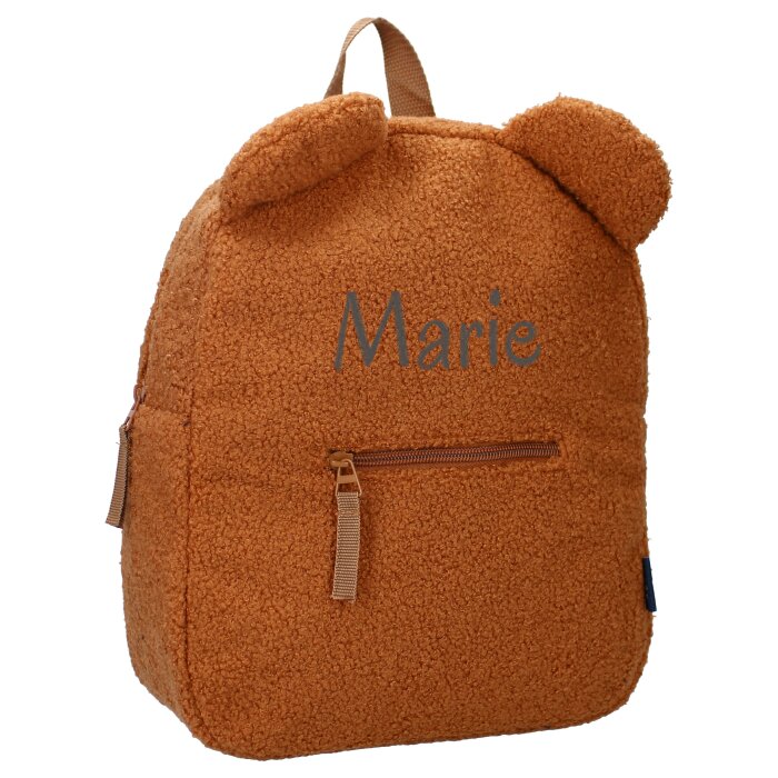 children's backpack pret buddies for life brown