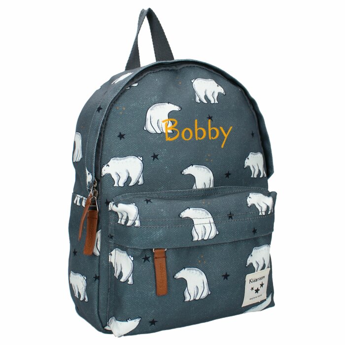 children's backpack wondering wild blue
