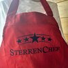 pre-embroidered star chef kitchen apron