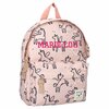 children's backpack beasties pink with name