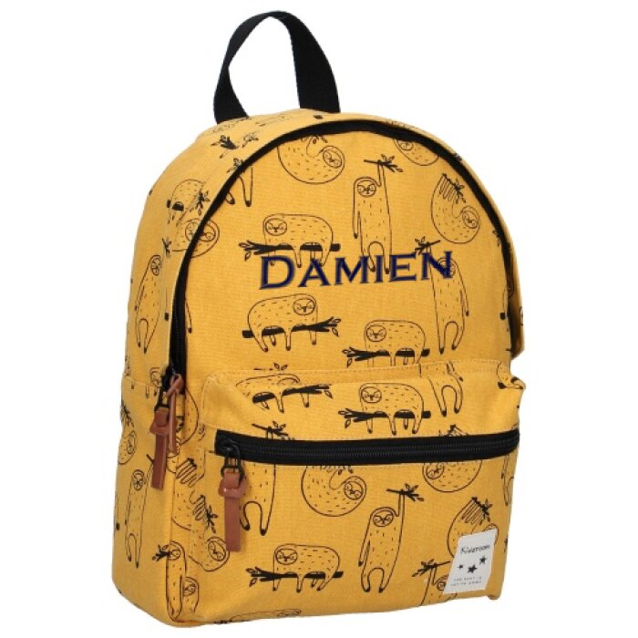 BorduurCompany kids backpack animal academy sloth