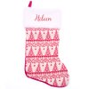 scandinavian christmas stocking forest with 