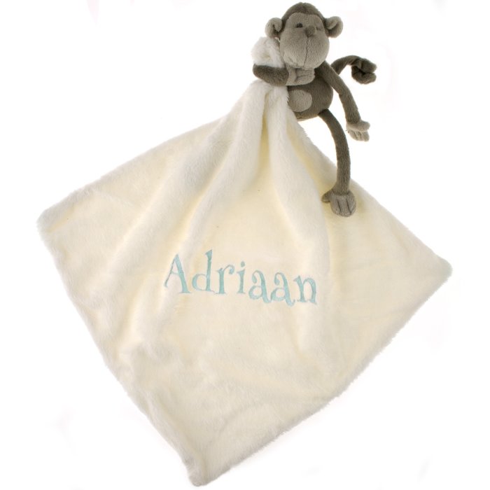 BorduurCompany big cuddle toy sitting monkey