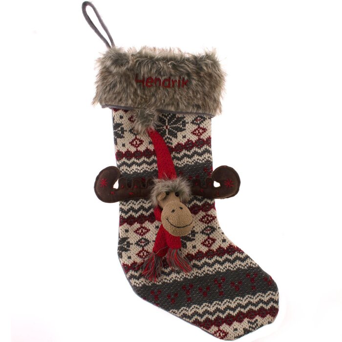 christmas stocking reindeer