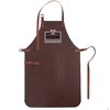 BBQ leather apron - the butcher with design