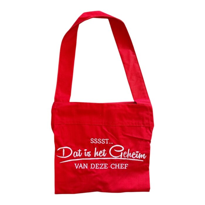 pre -embroidered kitchen apron Secret Chef