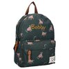 children's backpack to the zoo army green with name